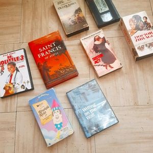 im selling dvds and vhs tapes